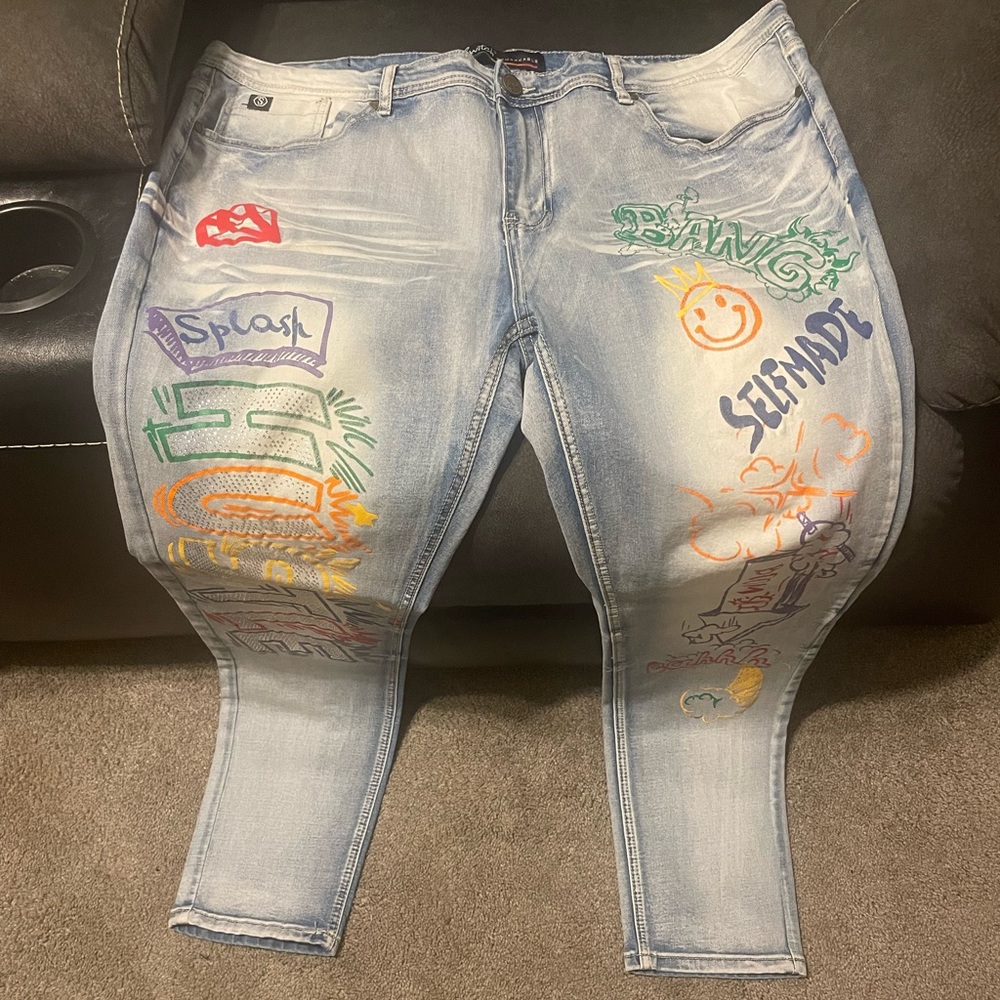 Used jeans